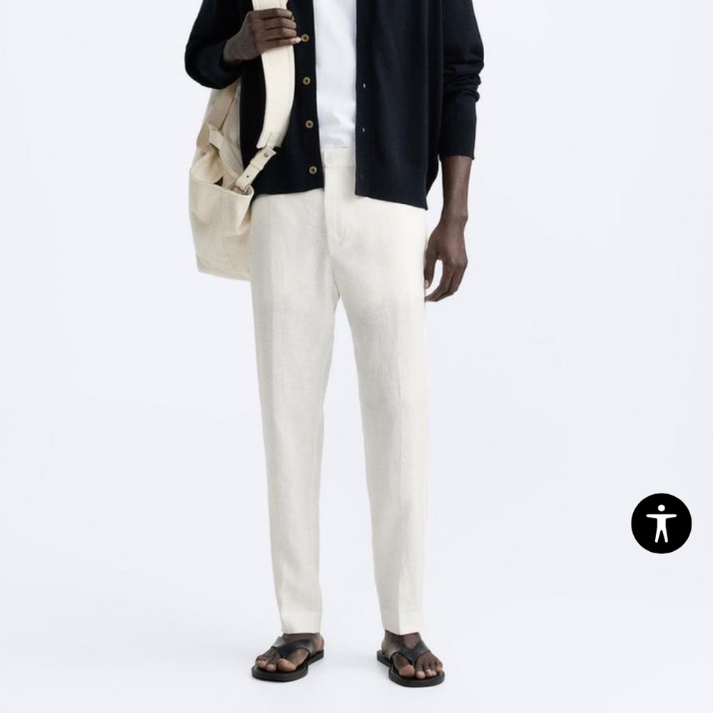 NWT Zara 100% linen pants
